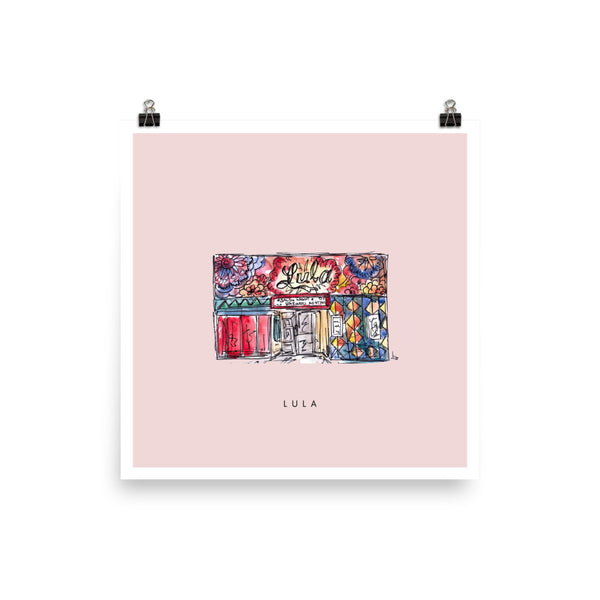 Lulu Print - Pink